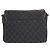 Borsa a tracolla Gucci in tela GG marrone scuro e pelle - vista 2