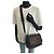 Borsa a tracolla Gucci in tela GG marrone scuro e pelle - vista 7