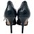 Christian Dior Botas de cano curto com cadarço e bico aberto em couro envernizado preto Dior - vista 6