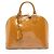 Louis Vuitton Monogram Vernis Alma PM Satchel Braun
