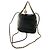 Borsa a tracolla Chanel 22 in pelle di vitello laccata Nero - vista 2