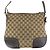 Borsa a tracolla Gucci Princy GG Canvas e pelle Marrone - vista 2