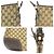 Borsa a tracolla Gucci Princy GG Canvas e pelle Marrone - vista 5