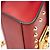 Padlock Piccola borsa a tracolla Gucci in pelle con chiusura a lucchetto e perle Rosso - vista 10