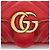 Borsa Gucci Matelasse Leather GG Marmont Small Flap Rosso - vista 9