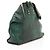Beauty case in pelle di vitello Alexander McQueen De Manta Verde - vista 2