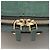 Beauty case in pelle di vitello Alexander McQueen De Manta Verde - vista 9