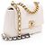 Gabrielle Borsa a tracolla Chanel Lambskin 19 Medium Flap Bianco - vista 2
