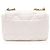 Gabrielle Borsa a tracolla Chanel Lambskin 19 Medium Flap Bianco - vista 3