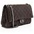 Gabrielle Chanel Reissue 227 Double Flap Tasche aus irisierendem Kalbsleder Braun - Ansicht 2