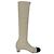 Chanel Camellia Over-The-Knee Boots in White Polyester