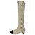 Chanel Camellia Over-The-Knee Boots in White Polyester - view 10