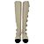 Chanel Camellia Over-The-Knee Boots in White Polyester - view 7