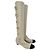 Chanel Camellia Over-The-Knee Boots in White Polyester - view 8