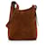 Tory Burch Suede Romy Small Hobo Marrone