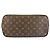Borsa Tote Louis Vuitton Neverfull MM in PVC/Pelle Marrone - vista 10