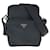 Borsa a tracolla Prada Nylon Tessuto Triangle Logo Nero