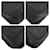 Borsa a tracolla Prada Nylon Tessuto Triangle Logo Nero - vista 3