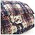 Borsa a tracolla Chanel in nylon con stampa tweed Blu - vista 8