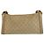 Borsa a tracolla Gucci in tela GG beige e pelle Marrone - vista 2