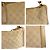 Borsa a tracolla Gucci in tela GG beige e pelle Marrone - vista 5