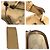 Borsa a tracolla Gucci in tela GG beige e pelle Marrone - vista 6