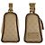 Borsa a tracolla Gucci in tela GG beige e pelle Marrone - vista 8