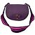 Borsa a sella Le Mutin Delvaux in pelle di vitello viola Porpora