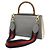 Borsa a mano Gucci Bamboo Leather 2WAY Grigio - vista 2