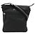 Borsa a tracolla Gucci in nylon e pelle con GG Nero