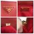 Prada Saffiano Galleria Leder Tote Bag Rot - Ansicht 3