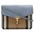 Borsa a tracolla Burberry MACKEN in tela e pelle Blu