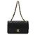 Borsa a tracolla Chanel Matelasse 25 in agnello Nero