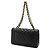 Borsa a tracolla Chanel Matelasse 25 in agnello Nero - vista 2