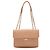 Borsa a tracolla Chanel in pelle con doppia catena Rosa