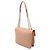 Borsa a tracolla Chanel in pelle con doppia catena Rosa - vista 2