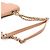 Borsa a tracolla Chanel in pelle con doppia catena Rosa - vista 5