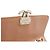 Borsa a tracolla Chanel in pelle con doppia catena Rosa - vista 6