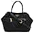 Prada Nylon-Leder-Tote-Bag Schwarz