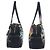 Borsa Tote Prada Tessuto Nylon Leather Logo Nero - vista 8