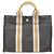Hermès Hermes Canvas Tote Bag Grau