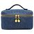 Chanel Denim Vanity Make-up-Tasche Blau