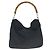 Gucci Bamboo Nylon Schultertasche Schwarz - Ansicht 2