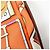 Hermès Hermes CARRE EN BOUCLES Sursoir Tout Go Silk Swift Pouch Arancione - vista 4