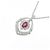 Autre Marque Collana in platino Au750 Rosso - vista 3