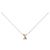Autre Marque Collana in oro rosa K10 e diamanti