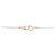 Autre Marque Collana in oro rosa K10 e diamanti - vista 5
