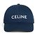 Céline Logo Embroidered Baseball Cap Navy Blue - view 7