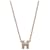 Hermès Mini Pop Maronglace Rose Gold Halskette für Damen Pink  - Ansicht 1