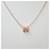 Hermès Mini Pop Maronglace Rose Gold Halskette für Damen Pink  - Ansicht 9